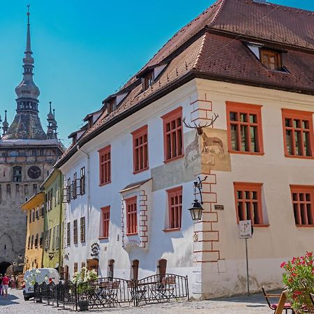Casa Cu Cerb Hotel Sighişoara Buitenkant foto