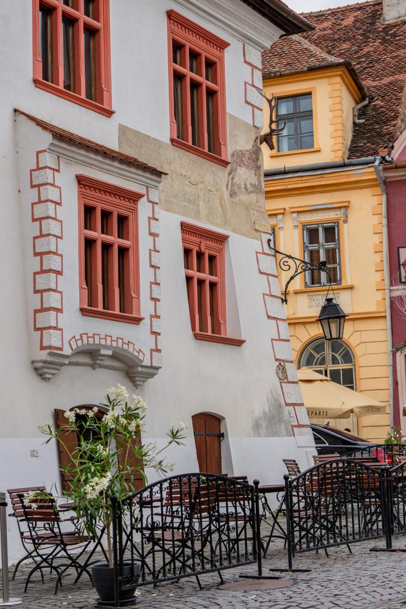 Casa Cu Cerb Hotel Sighişoara Buitenkant foto