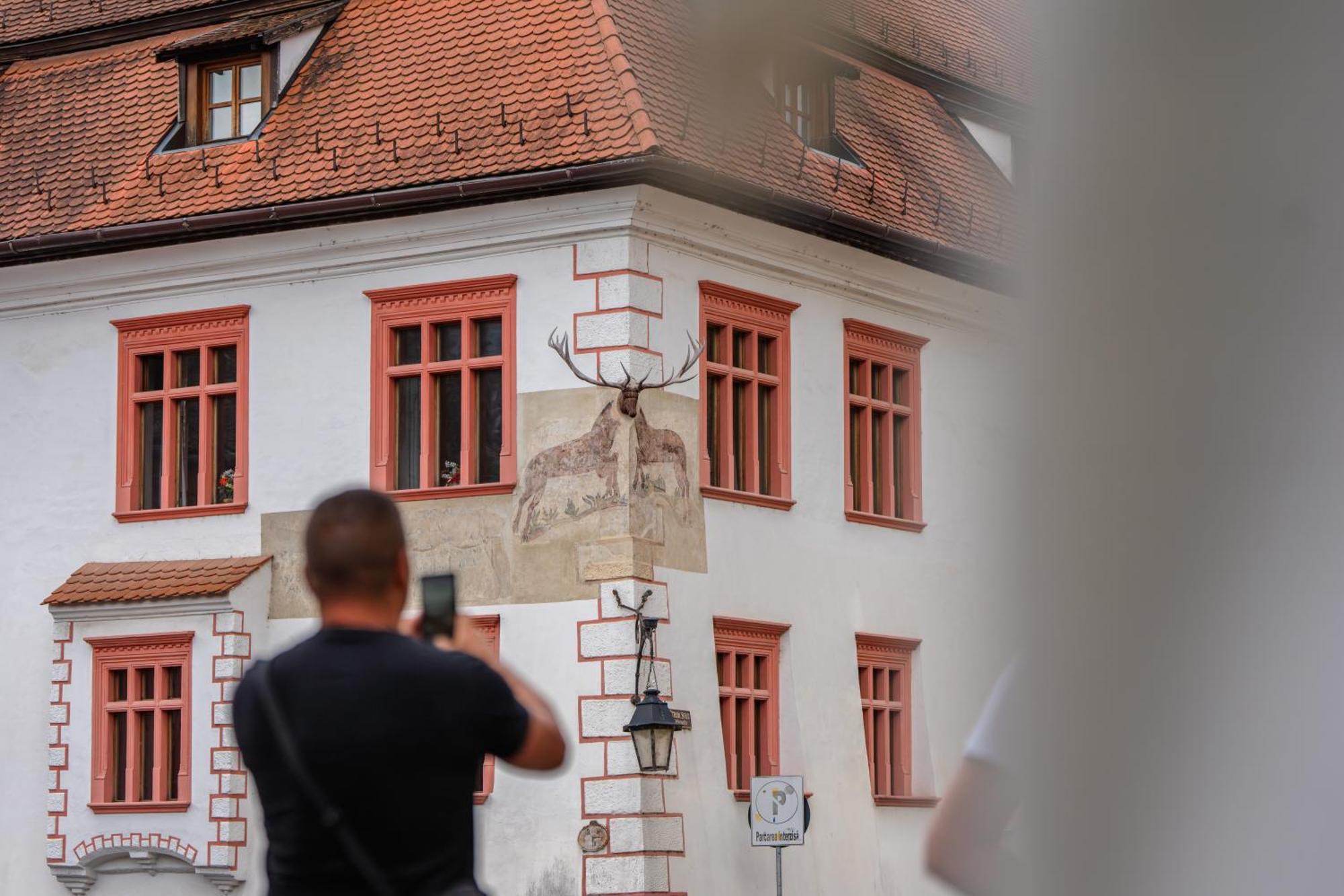 Casa Cu Cerb Hotel Sighişoara Buitenkant foto