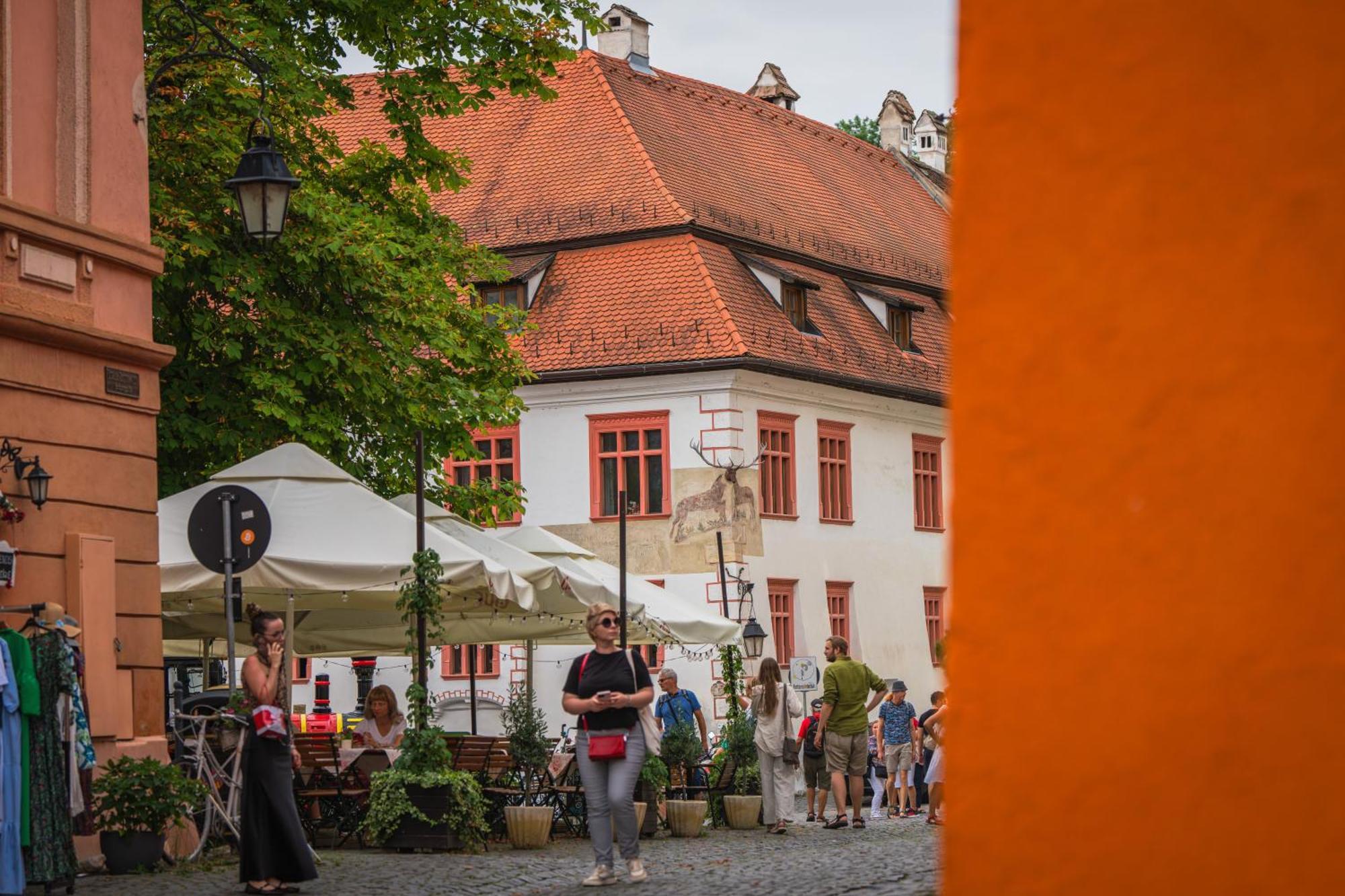Casa Cu Cerb Hotel Sighişoara Buitenkant foto