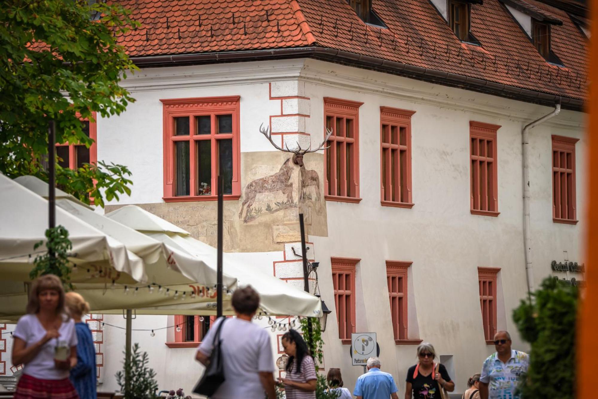Casa Cu Cerb Hotel Sighişoara Buitenkant foto
