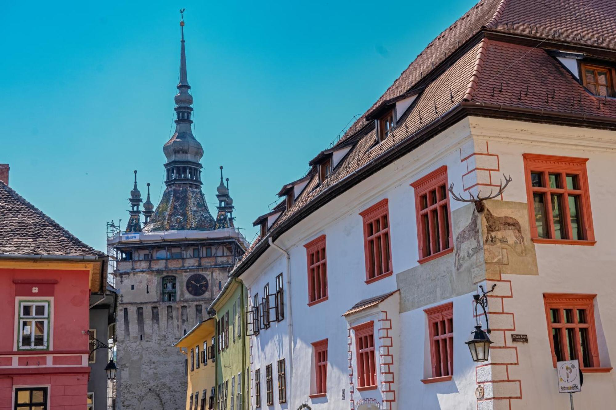 Casa Cu Cerb Hotel Sighişoara Buitenkant foto
