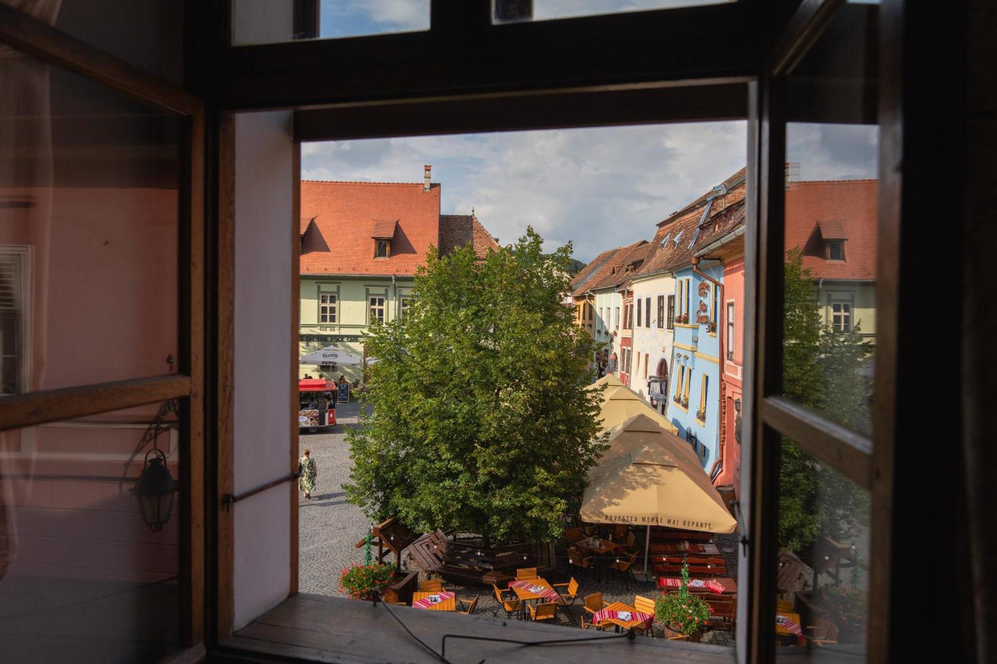 Casa Cu Cerb Hotel Sighişoara Buitenkant foto